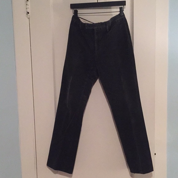 Men’s Viktor & Rolf grey velvet pant. Rare!